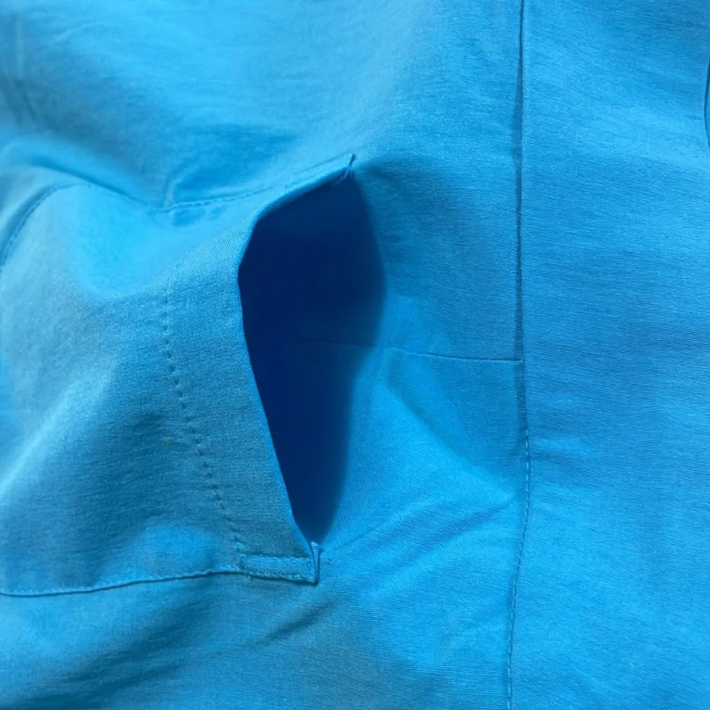 Jamie Sadock Light Blue Golf Skort Skirt Shorts Women's Size 14 Stretch Pockets